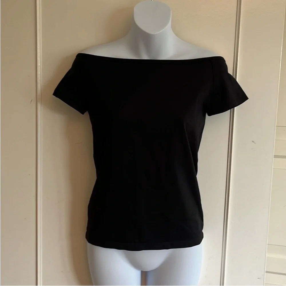 Helmut Lang Women's Open
Boat Neck Top black edgy minimalist size M/L Streetwear - Picture 7 of 11